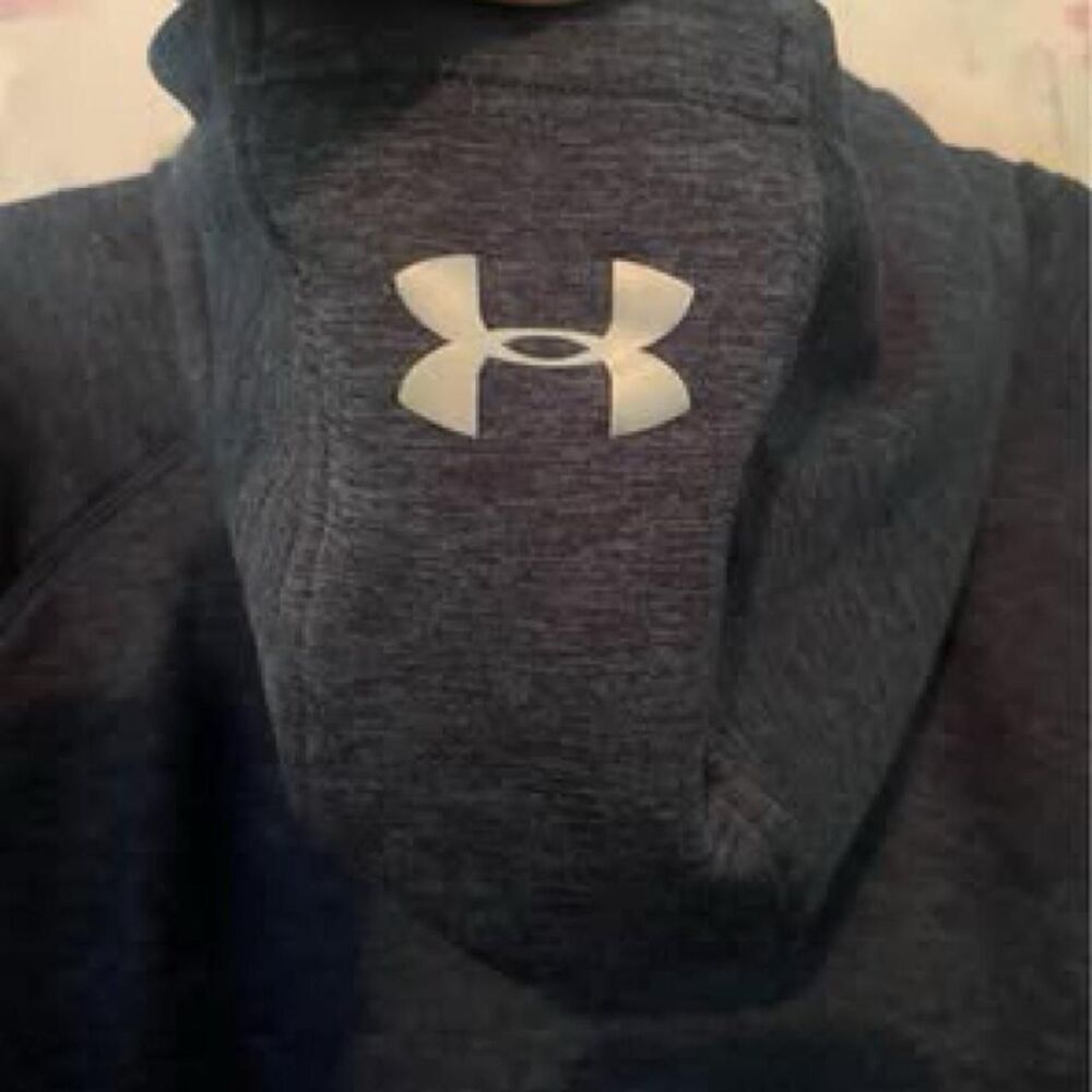 Under-armour Men's Navy and Blue Hoodie
